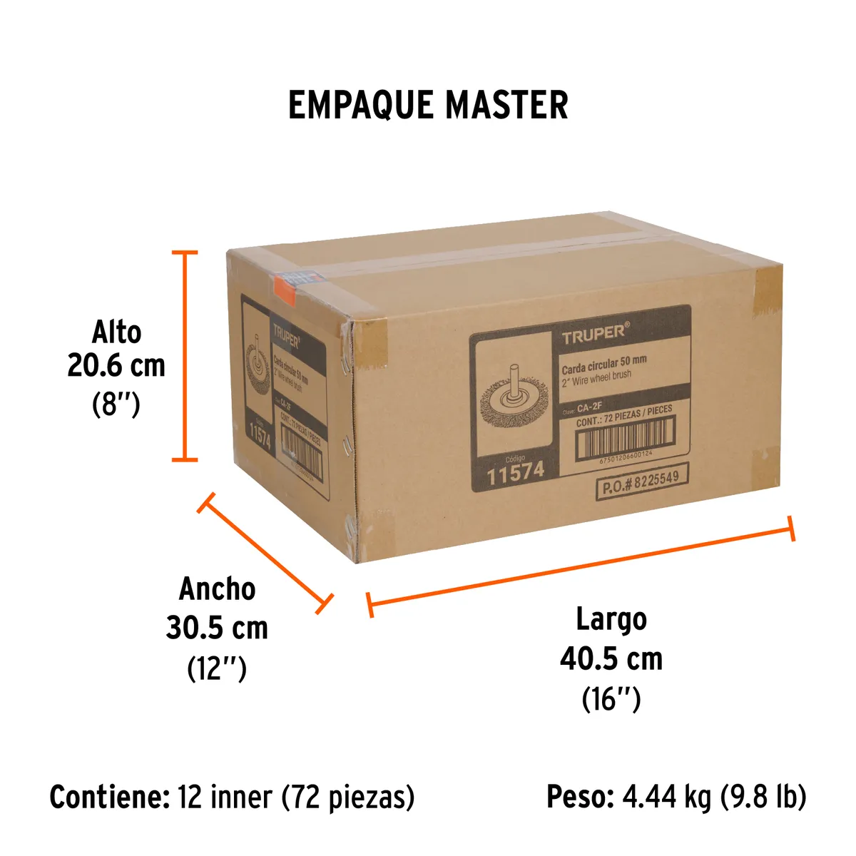 Carda Circular 2" Fino Truper CA-2F - 11574