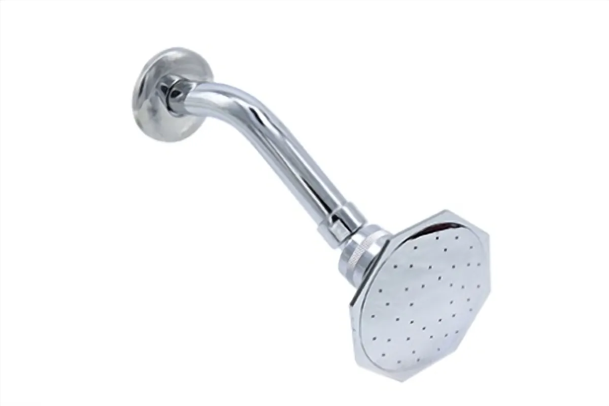 Juego de Regadera Octagonal 3.5" con Brazo y Chapetón MEER - RCT34