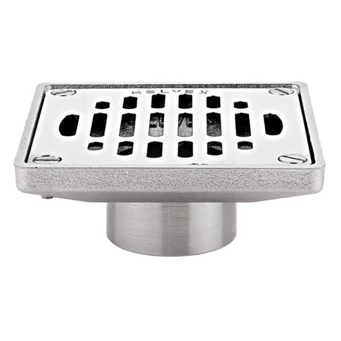 Rebosadero con Rejilla Cuadrada Helvex - H-342C