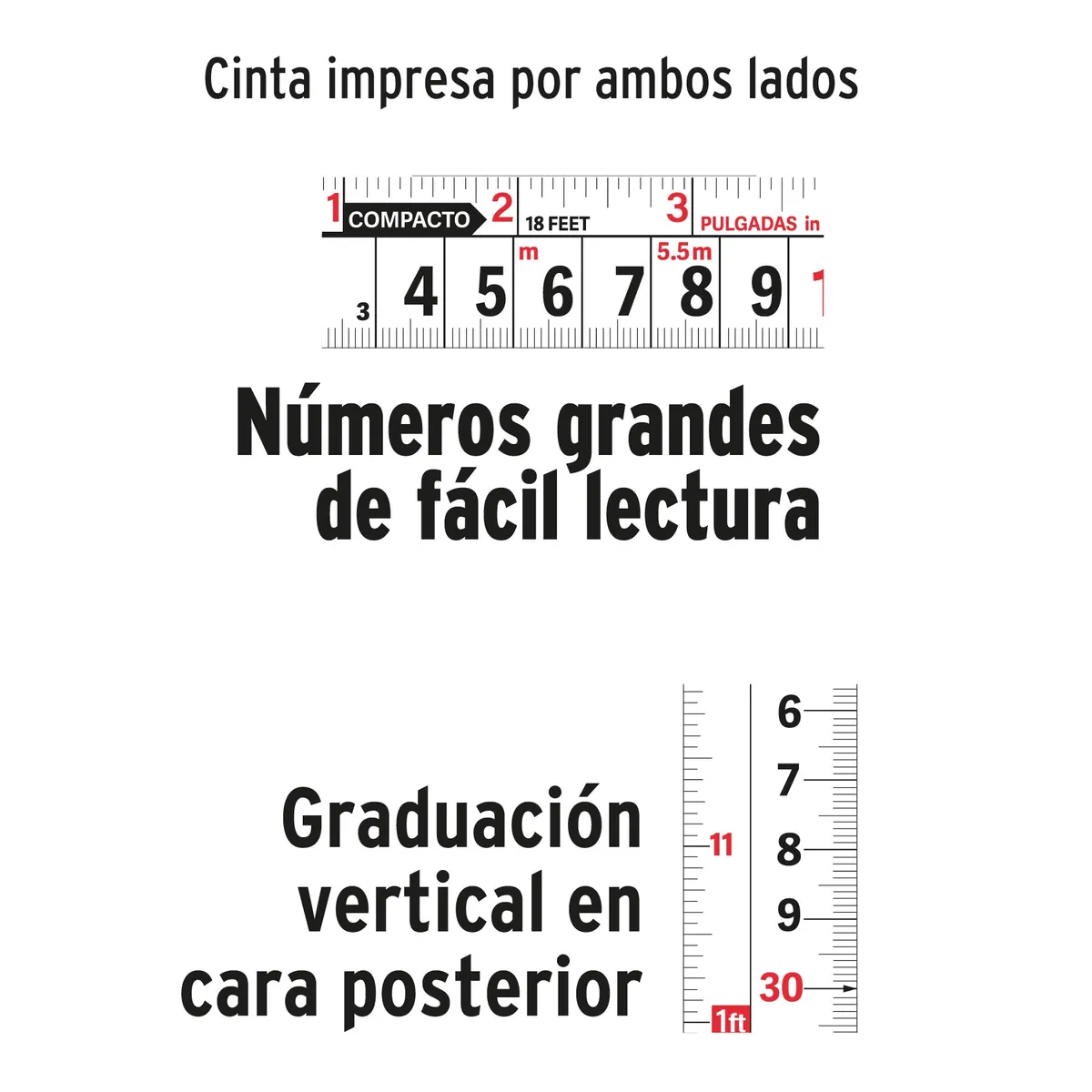 Flexómetro Contra Impactos 8 m Truper FCG-8M - 12774