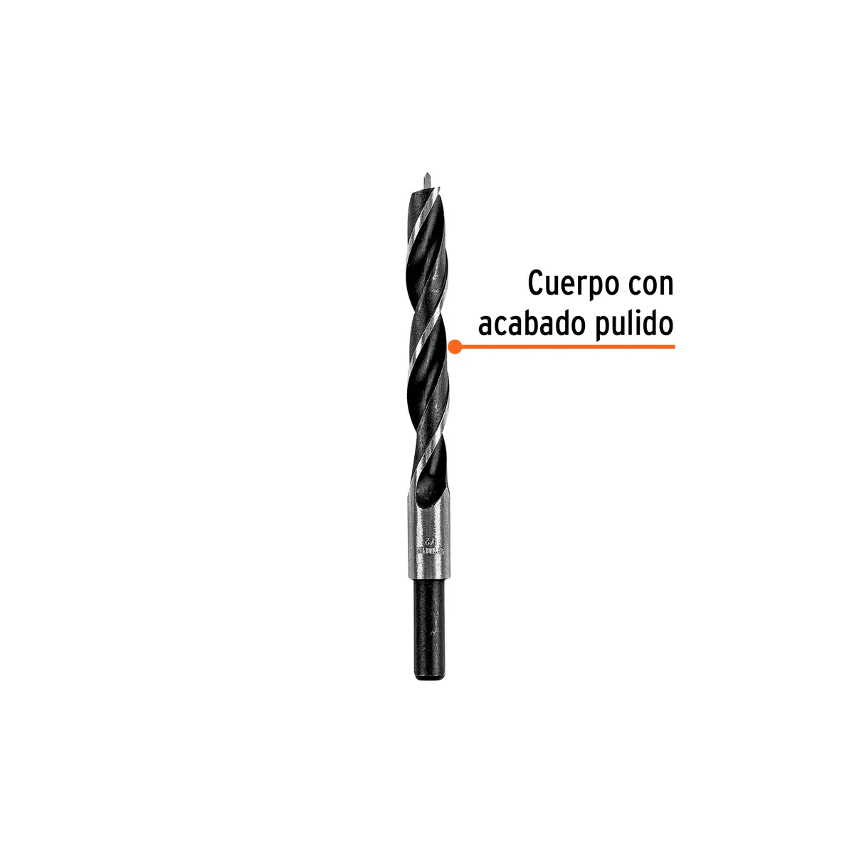 Broca con Punta Centradora para Madera 1/2" Truper - 101696