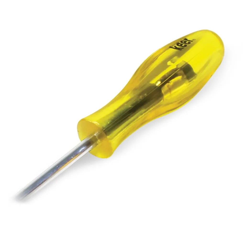 Desarmador Plano 3/16" x 6" Mango Transparente SANTUL - 6661