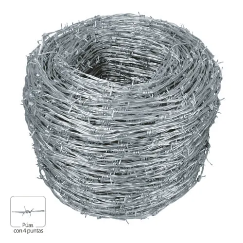 Alambre de Púas Línea Corral Calibre 15.5 Rollo 300 m AKSI - 117054