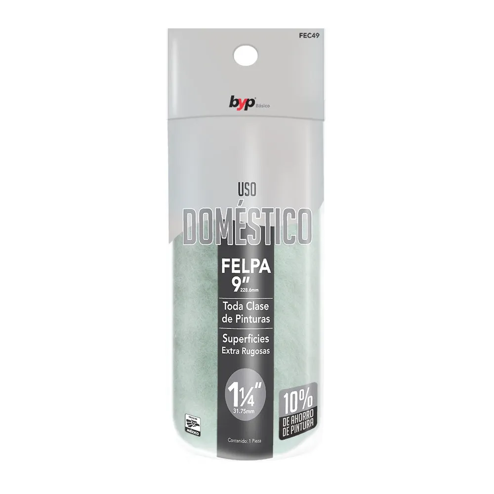Felpa Econo Roll 9" Pelo 1-1/4" BYP - FEC49