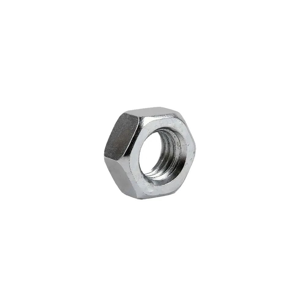 Tuerca Hexagonal Galvanizada 1/4" Argos - Paquete de 100 Piezas