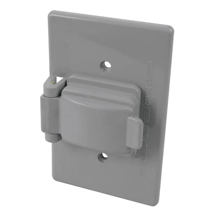 Placa Plástica de Intemperie para Contacto Dúplex AKSI - 117272