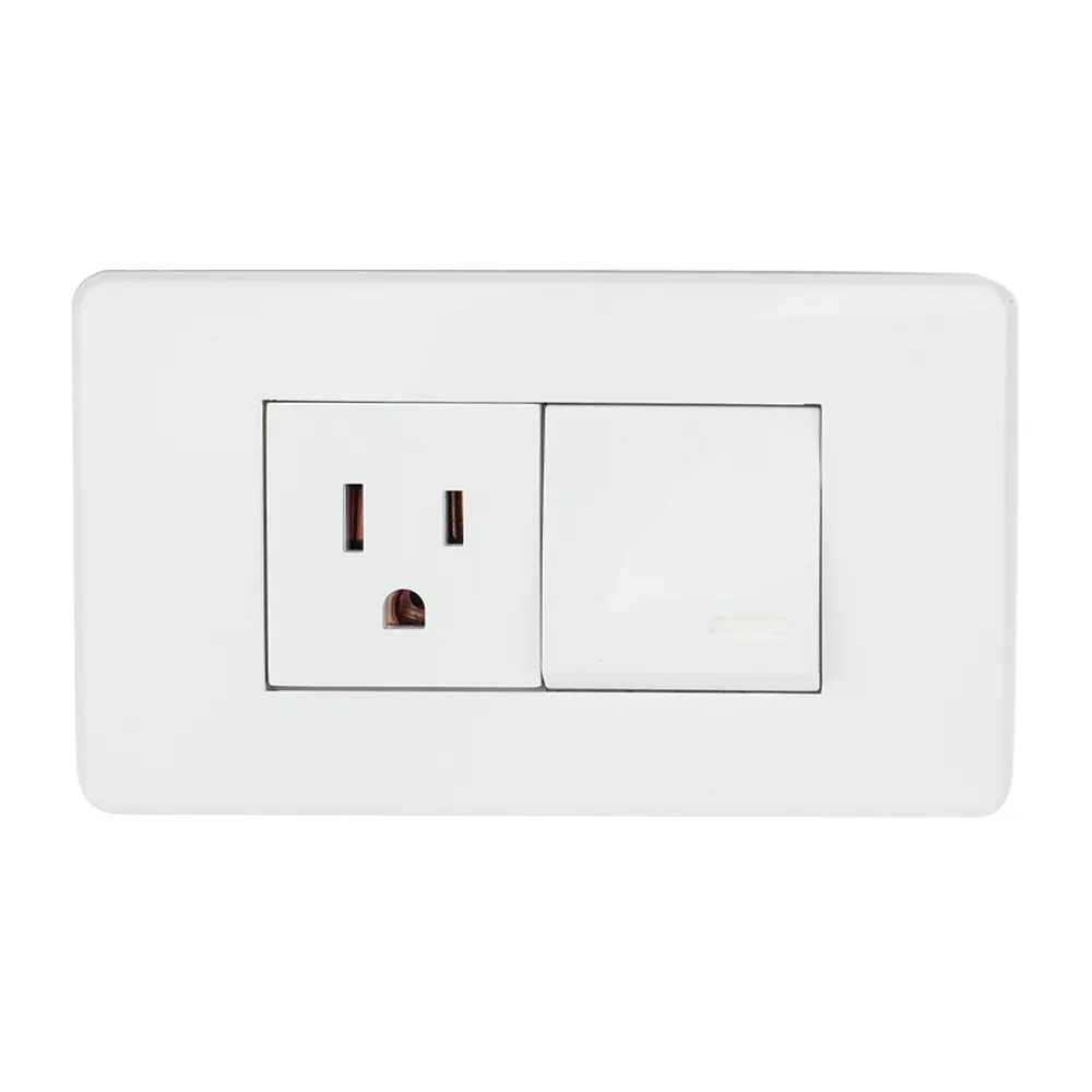 Apagador y Contacto con Placa Blanco Argos - 8840905