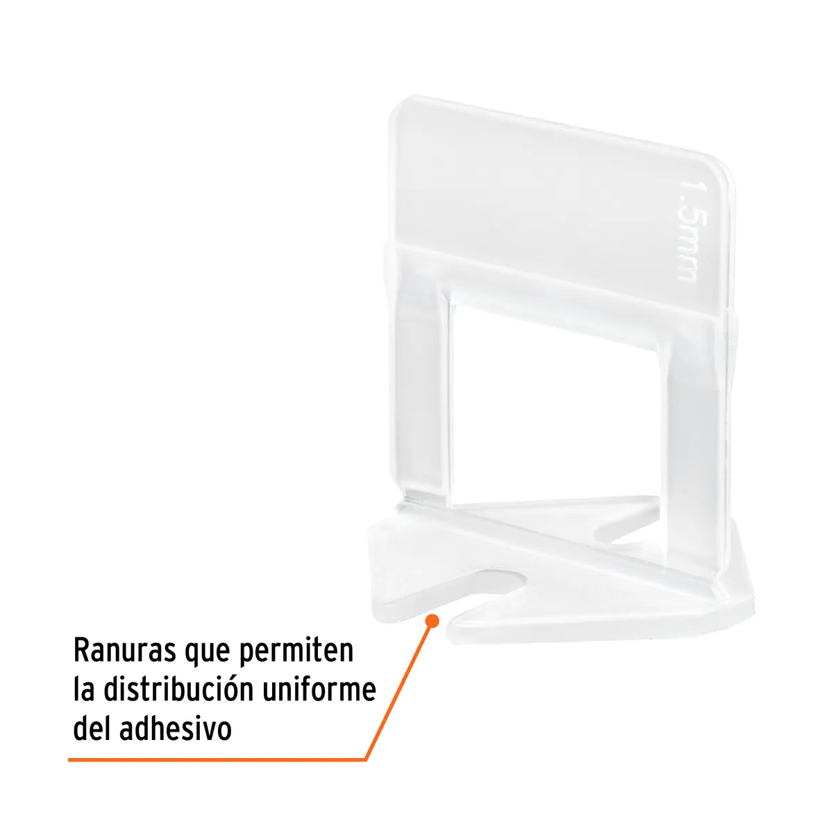 Bolsa con 100 Anclas para Nivelación 1.5 mm Truper - 102876