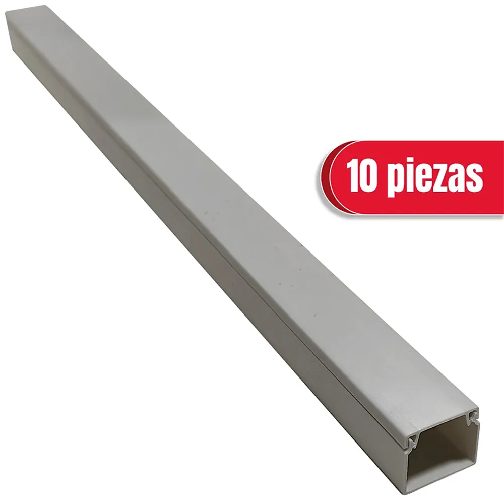 Canaleta con Adhesivo 1.7 x 2 x 200 cm 1 Vía 0.7 mm IUSA - 664585