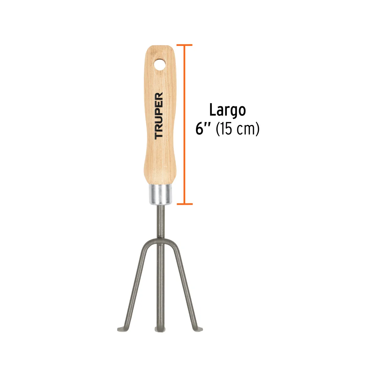 Cultivador para Jardín Mango de 6" Truper - 15024