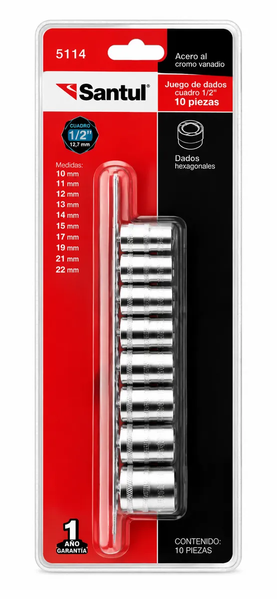 Juego de 9 Dados Milimétricos Santul - 8113