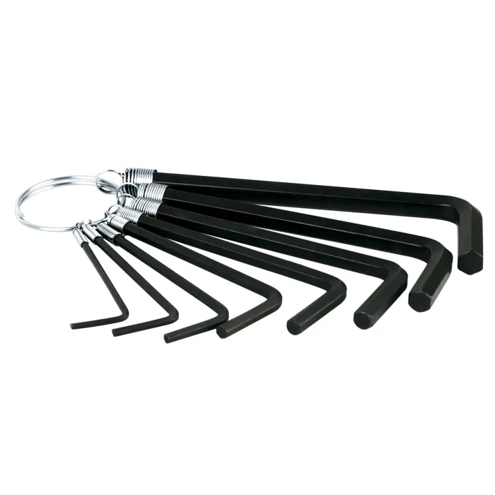 Juego de 8 Llaves Allen Estándar Tipo Llavero AKSI - 308601