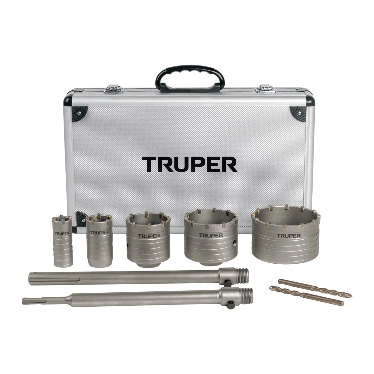 Juego de 9 Brocasierras para Concreto SDS Plus Truper - 103577