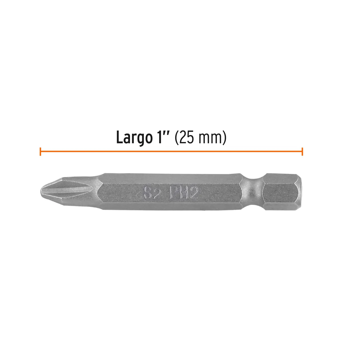 Estuche con 5 Puntas de Cruz PH2 de 2" Truper - 12147