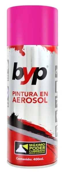 Pintura en Aerosol Rosa Fluorescente BYP - ARF