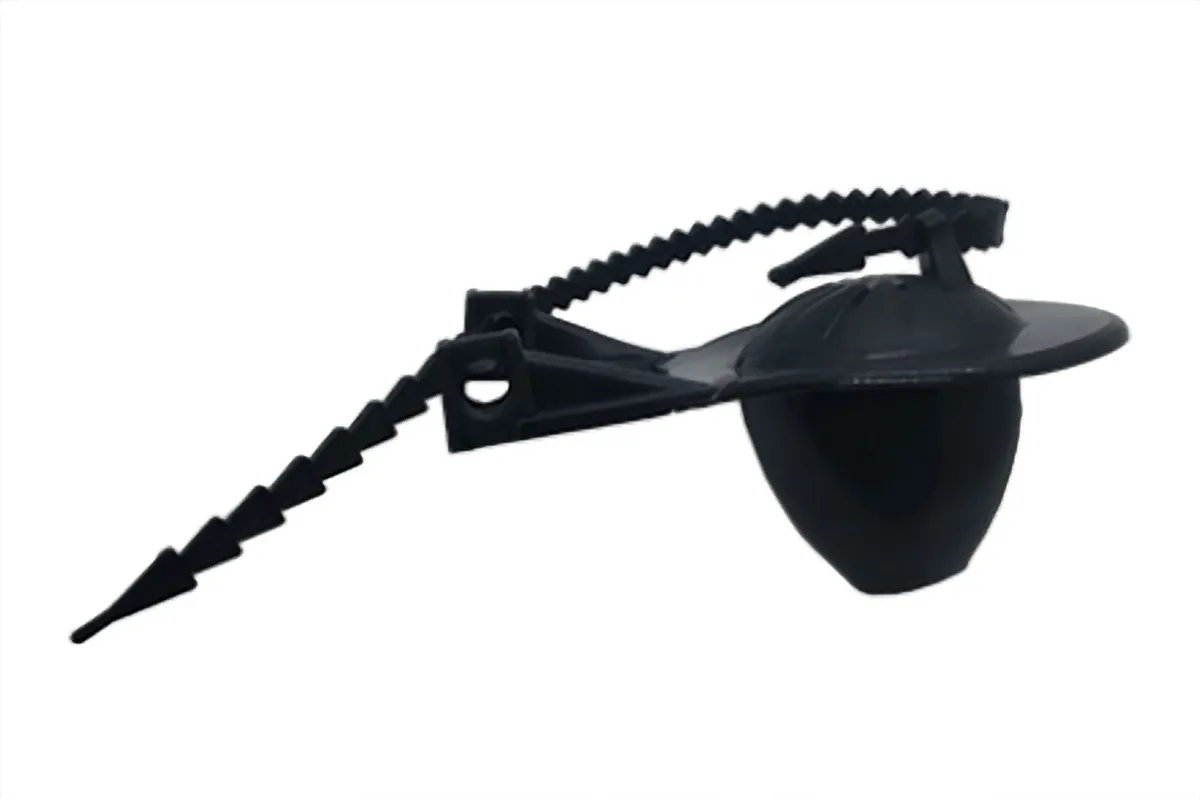 Sapo Flexible para WC 2" Negro MEER - SAPO