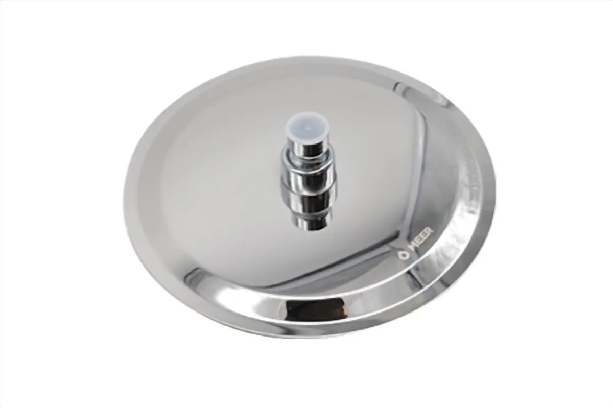 Regadera Redonda 8" de Acero Inoxidable Deluxe MEER - RC12