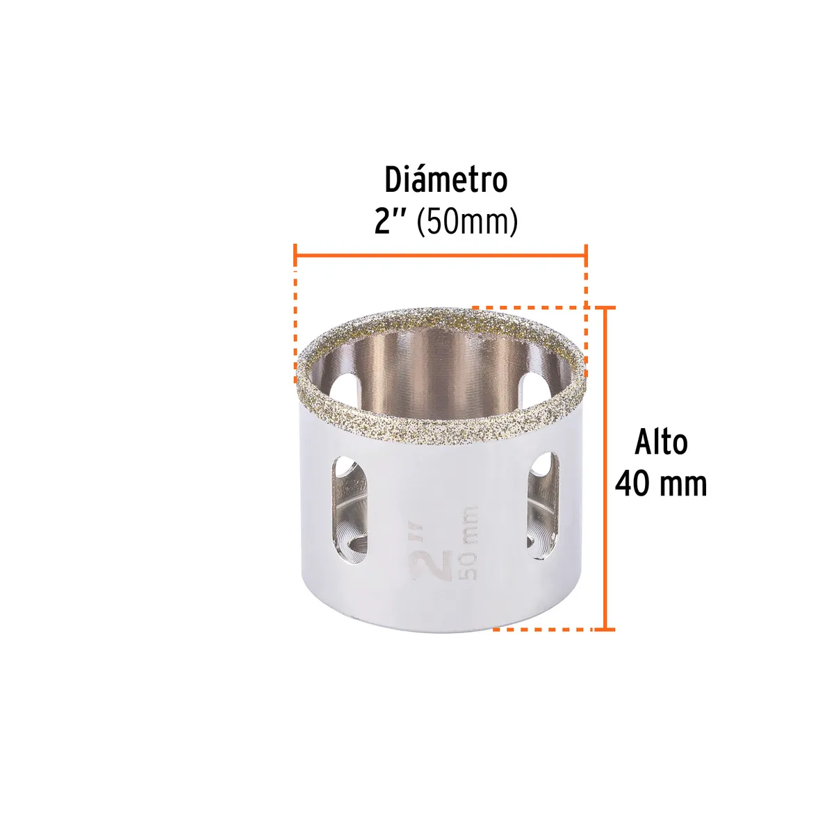 Brocasierra de Diamante Borde Continuo 2" Truper - 17132