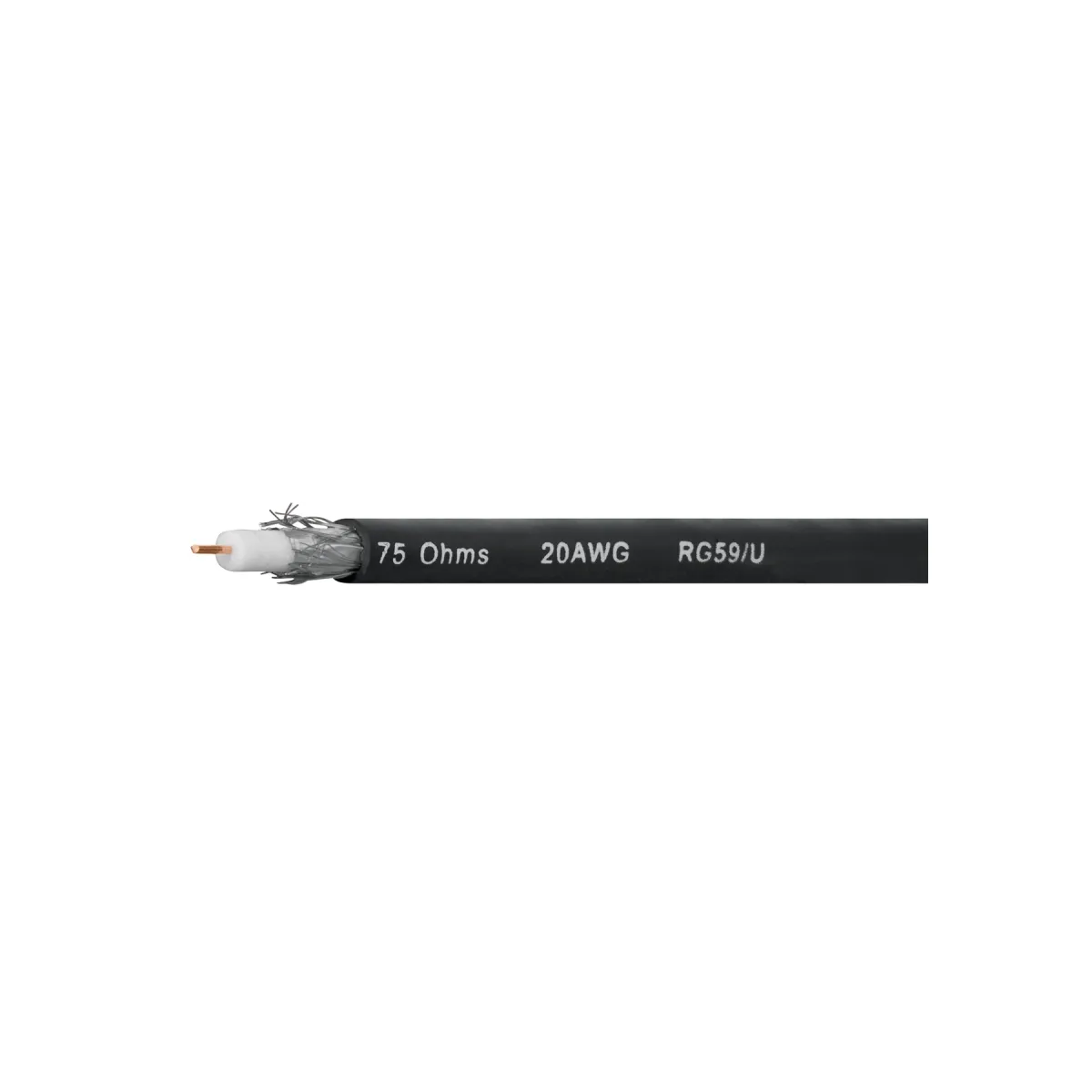 Cable Coaxial RG6 Volteck - Tramo de 5 Metros