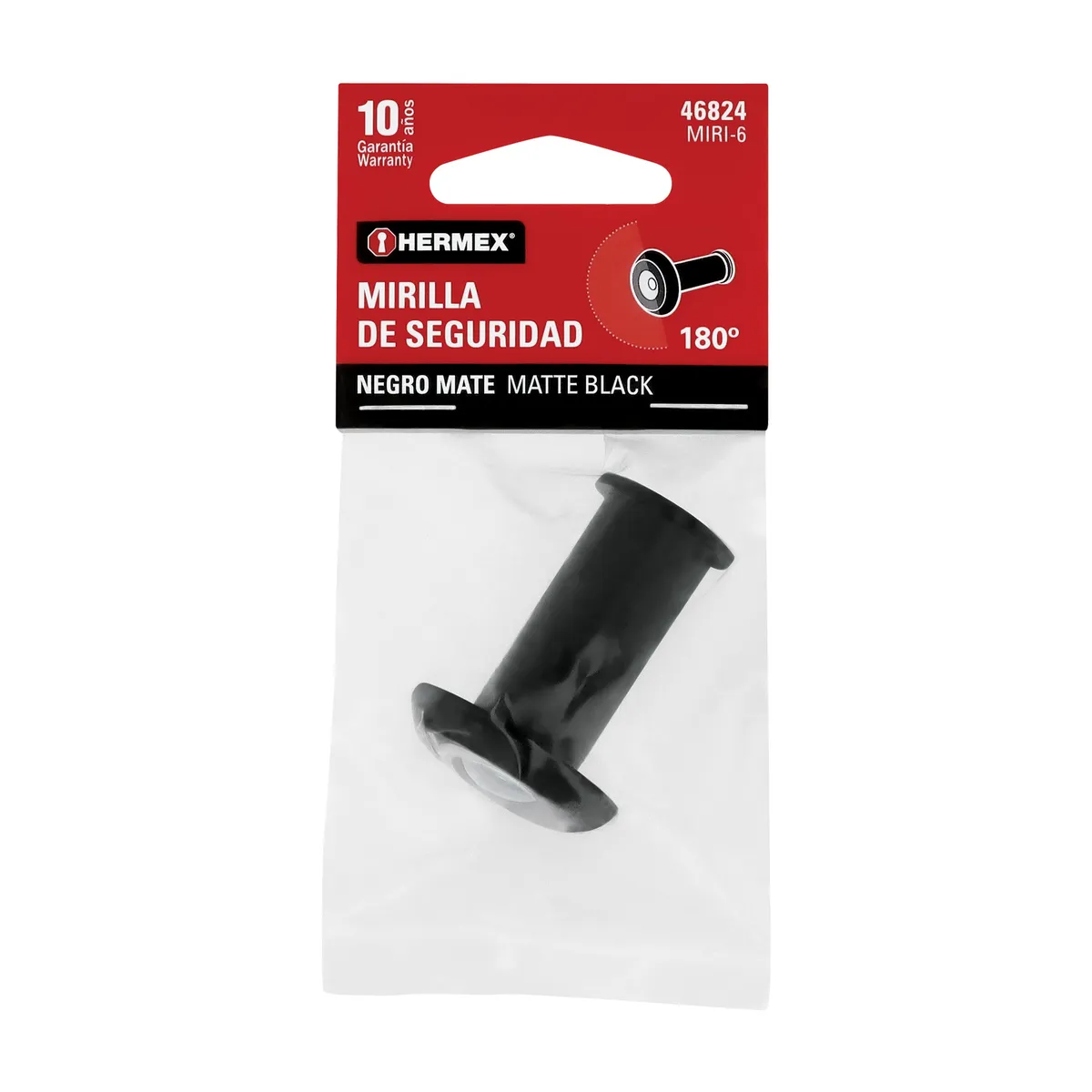 Mirilla de Seguridad Negro MIRI-6 Truper - 46824