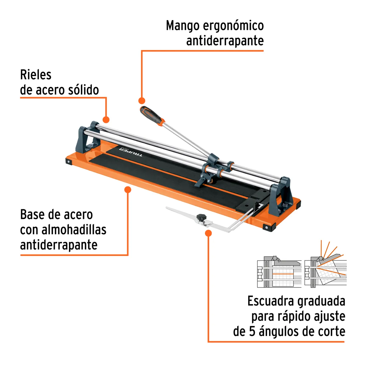 Cortador de Azulejo 24" Truper CAZ-60 - 16781