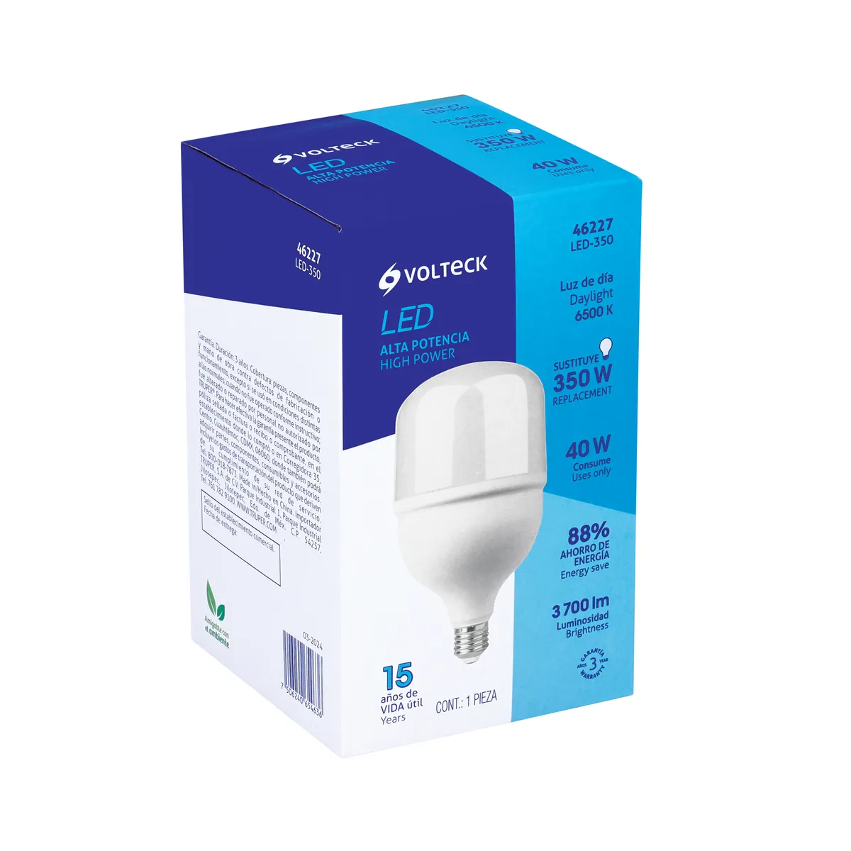 Foco LED de Alta Potencia 40 W Luz Blanca Fría Truper - 46227