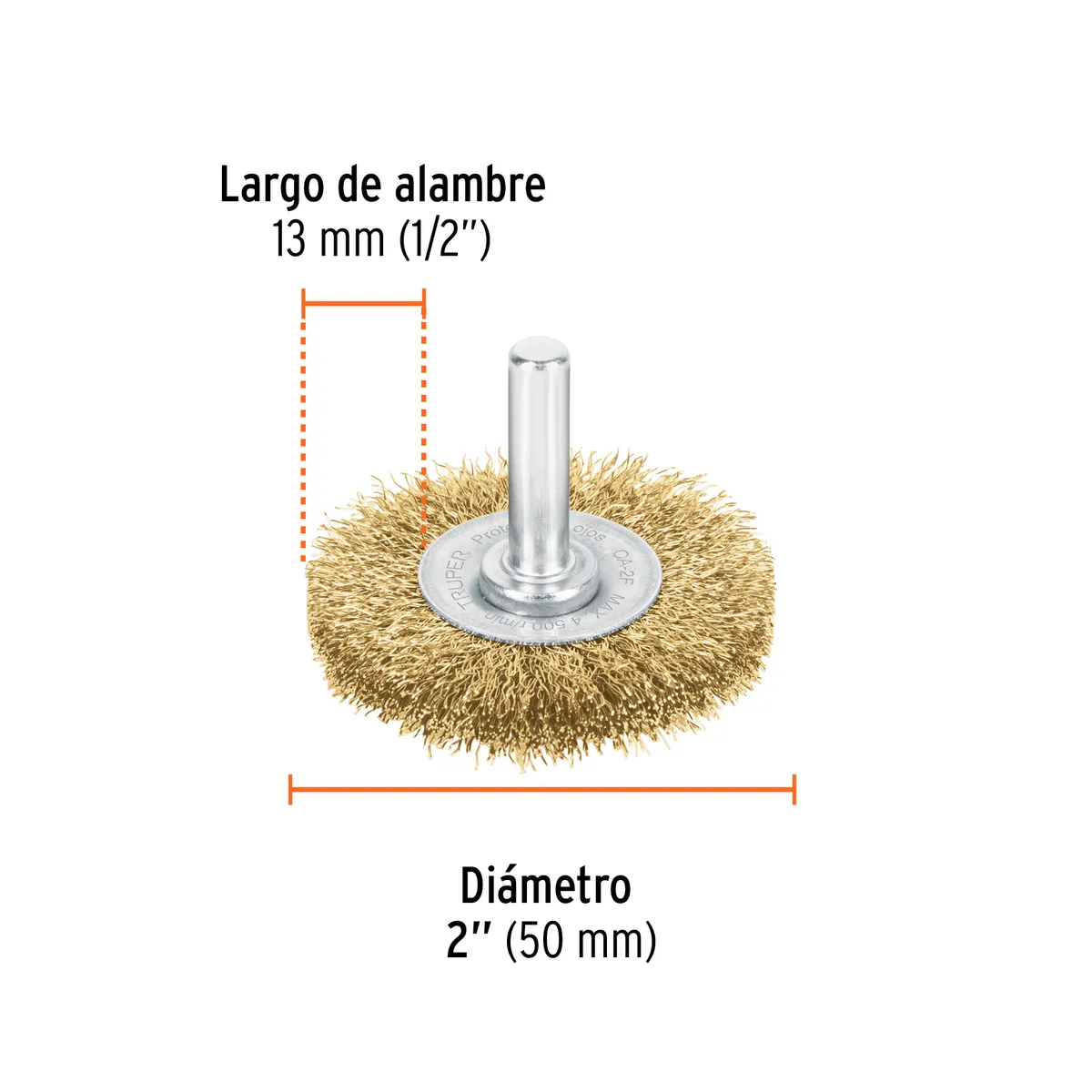Carda Circular 2" Fino Truper CA-2F - 11574