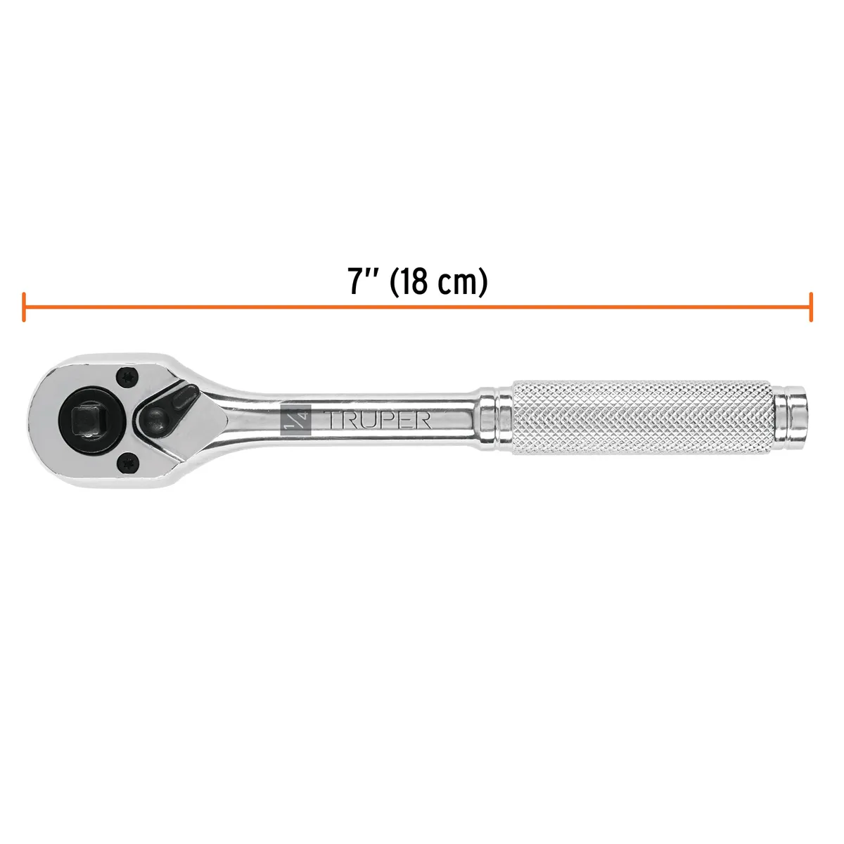 Matraca Doble Cuadros 1/4" y 3/8" M-1438 Truper - 13419