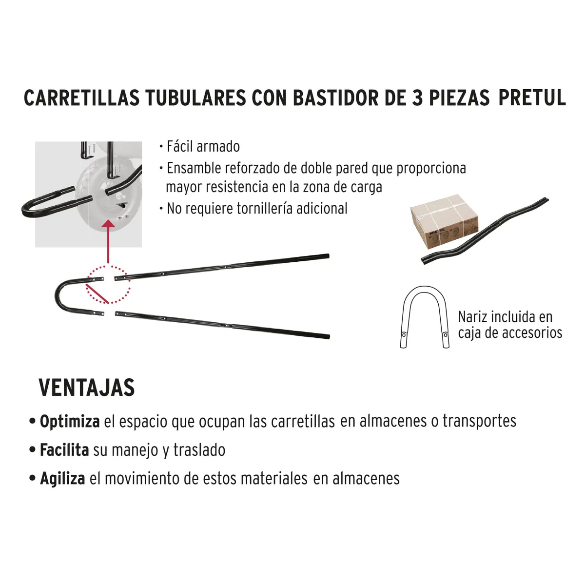 Carretilla 5.5 ft³ Imponchable Pretul - 20630