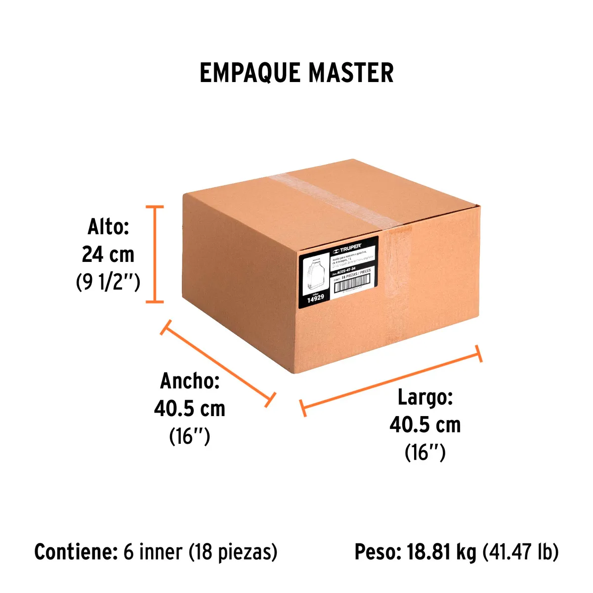 Aceite Semisintético 4 Tiempos 1 Litro Truper - 14929