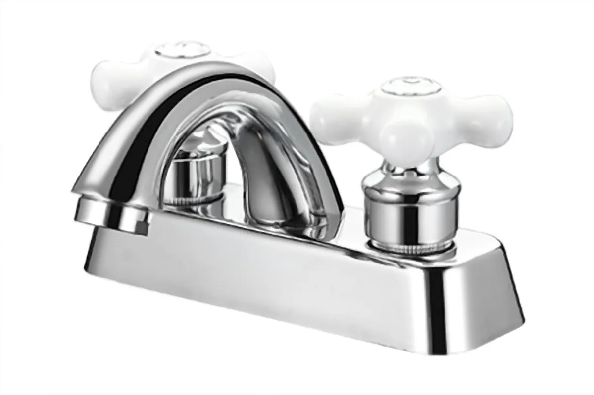 Mezcladora para Lavabo Cruceta Blanca MEER - MZL4114C
