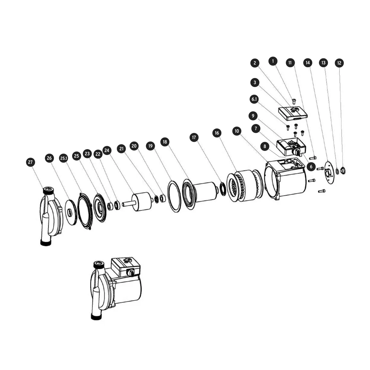 Bomba Presurizadora 1/3 HP con Sensor Regulable Truper - 14637