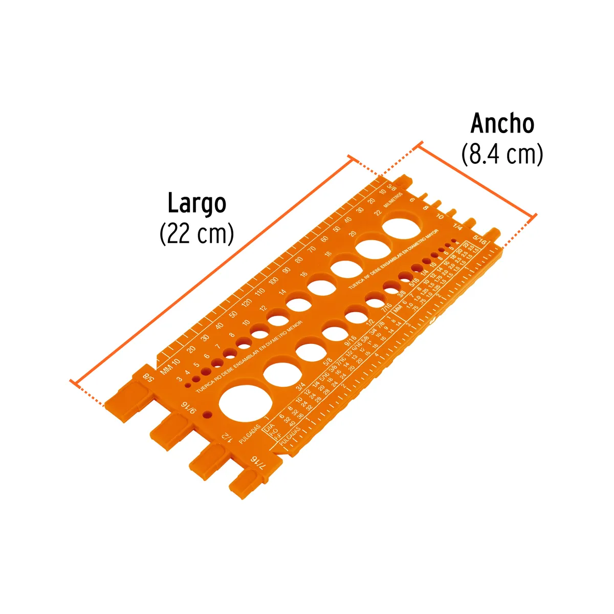 Regleta Calibradora Truper REGLA-22 - 10811