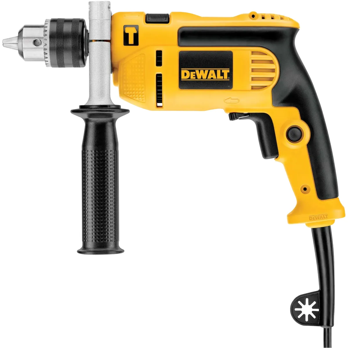 Taladro Percutor DEWALT 710W 1/2" 13mm con Cable DWE5010-B3