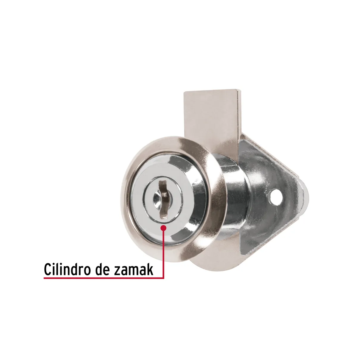 Cerradura para Mueble MOD-21 Cromo Hermex - 23506