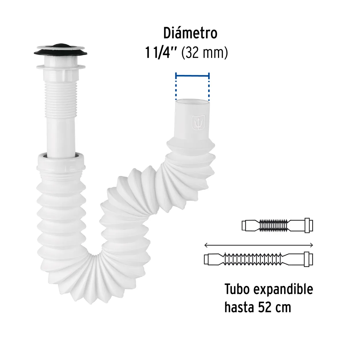 Céspol para Lavabo con Contra Foset - 49365