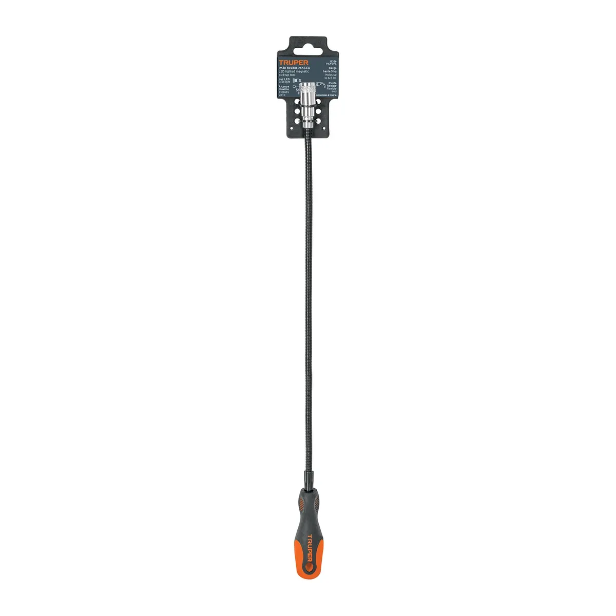 Imán Flexible de Acero con LED 3 kg Truper - 15326