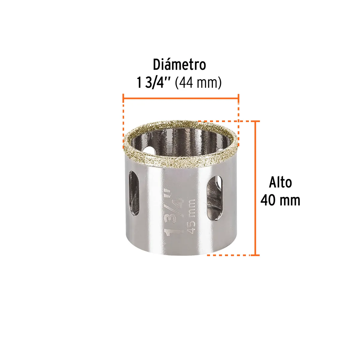Brocasierra de Diamante Borde Continuo 1 3/4" Truper - 17131