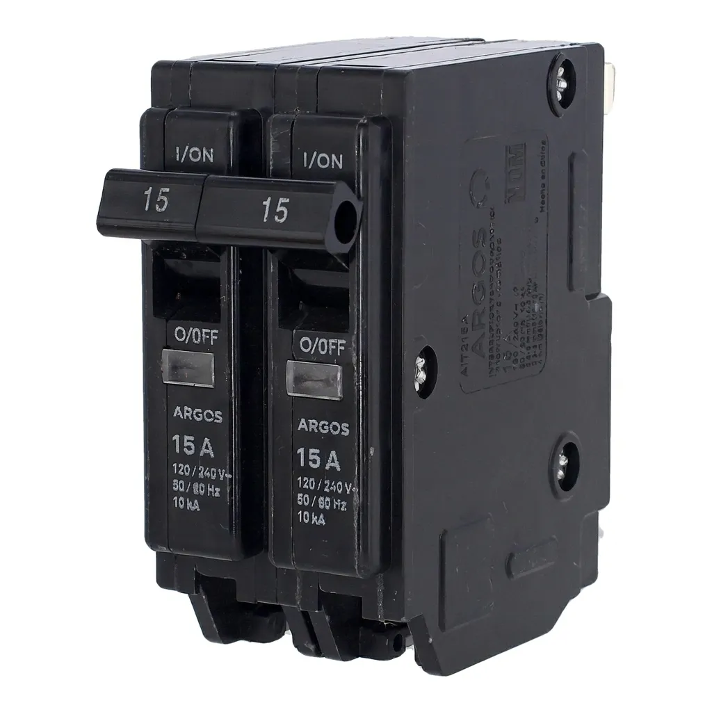 Interruptor Termomagnético 2P 15A Argos Bifásico