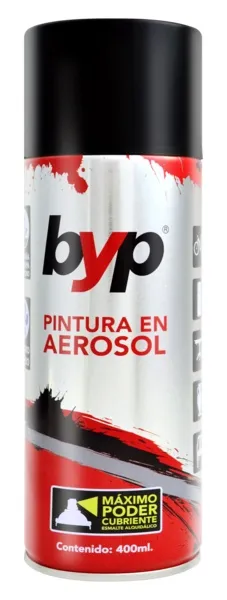 Pintura en Aerosol Negro Brillante BYP - ANB