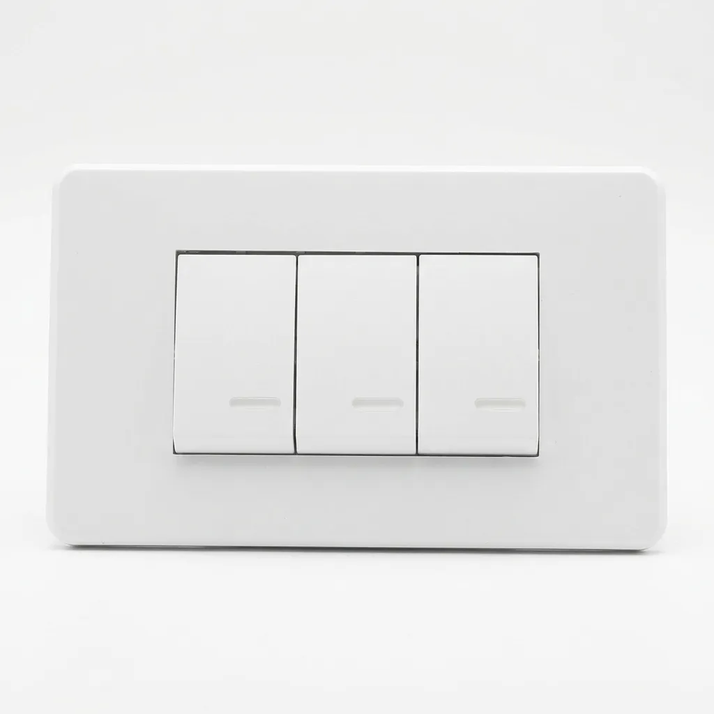 2 Apagadores Sencillos y 1 Escalera Blanco Argos