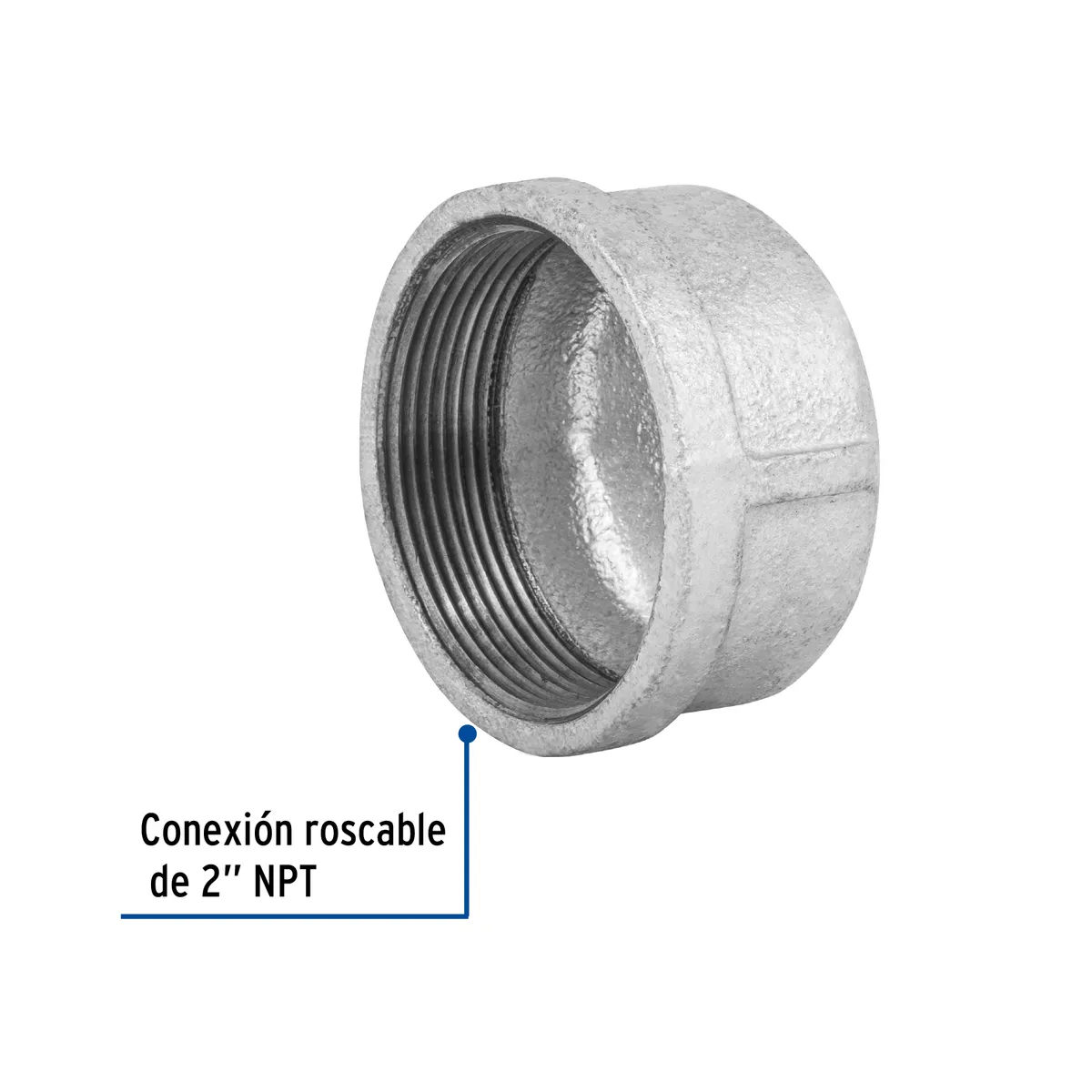 Tapón Hembra Galvanizado 2" Truper - 48788