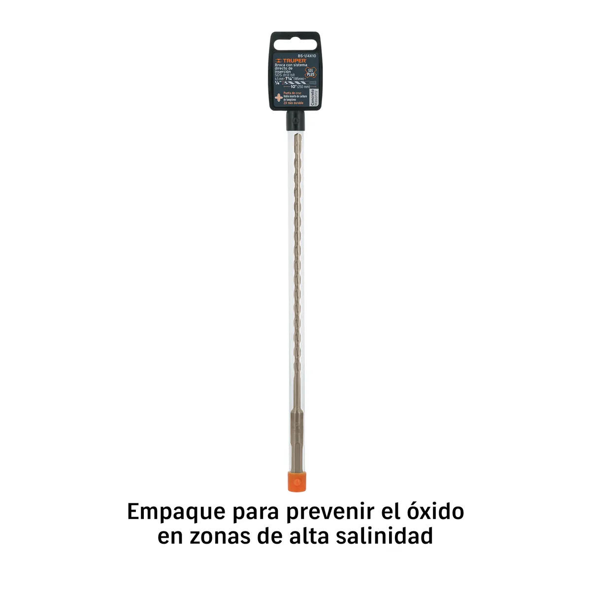 Broca SDS Plus 1/4" x 10" Truper - 11266