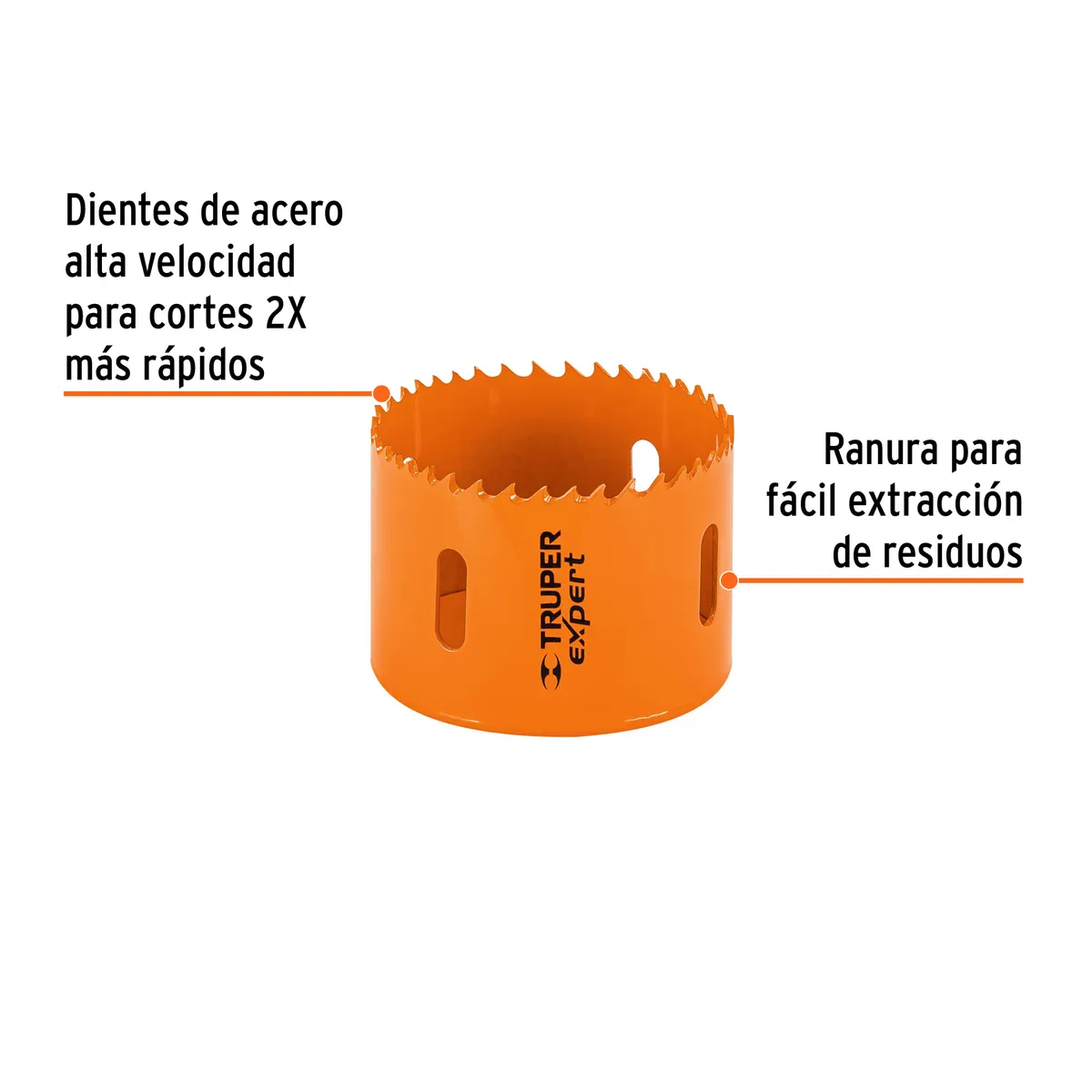 Brocasierra Bimetálica Truper Expert 2 3/4" - 18120