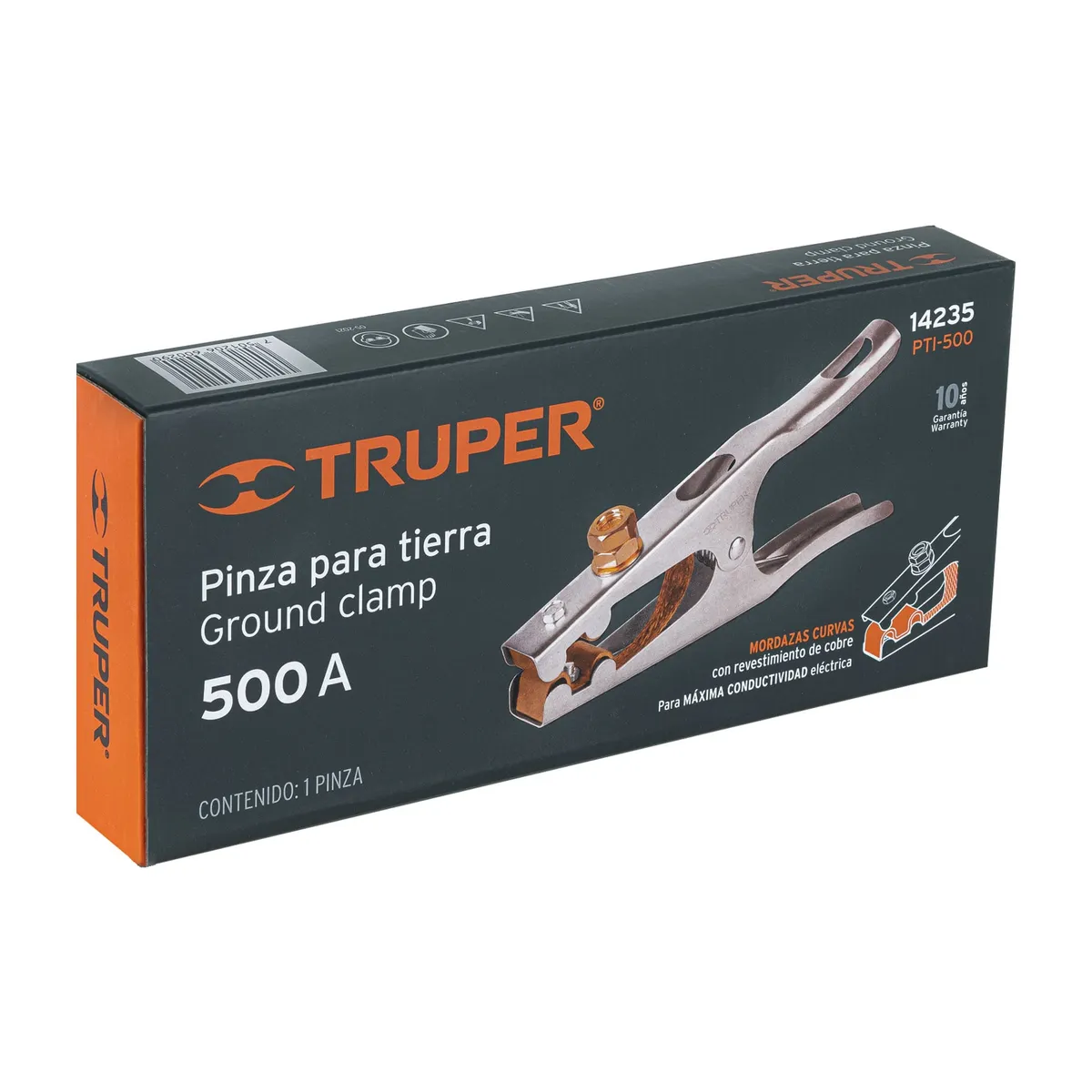 Pinza para Tierra de 500 A Truper - 14235