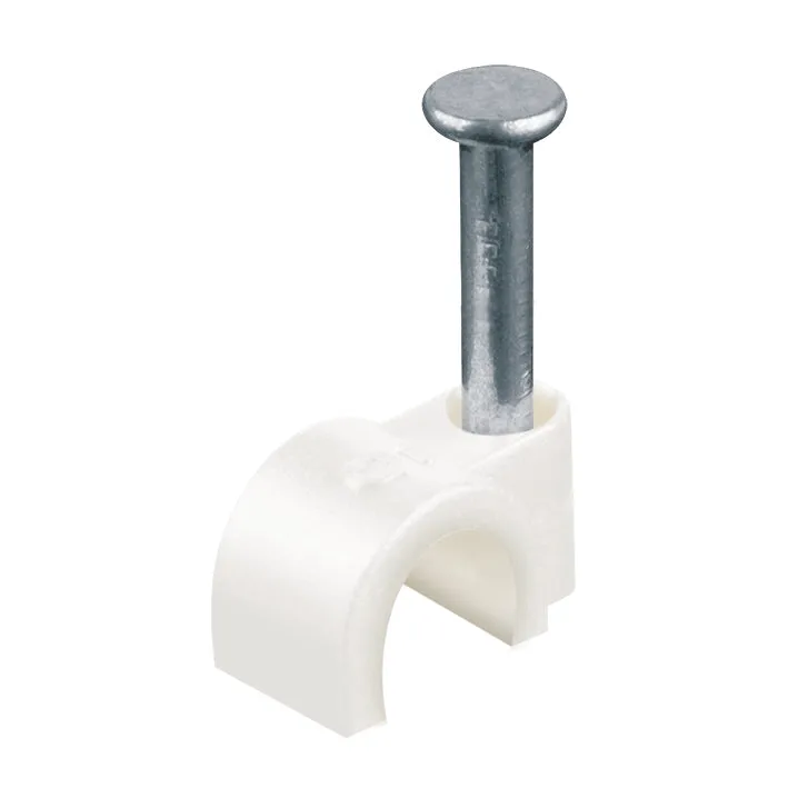 Bolsa de Grapas Curvas para Cable Coaxial 12 mm AKSI - 116155