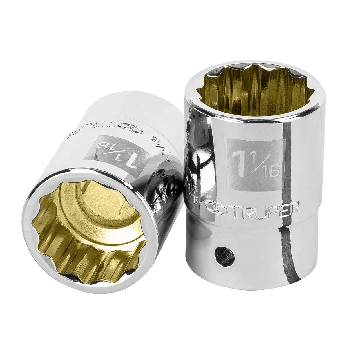 Dado 1 1/16" Cuadro 3/4" 12 Puntas Truper - 13855