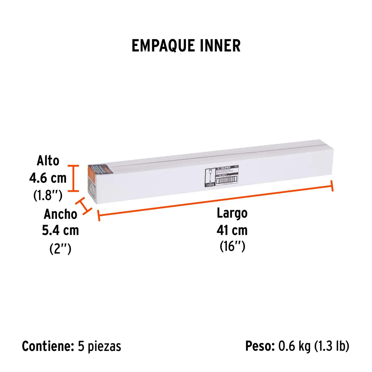 Broca SDS Plus 3/8" x 12" Truper - 11275