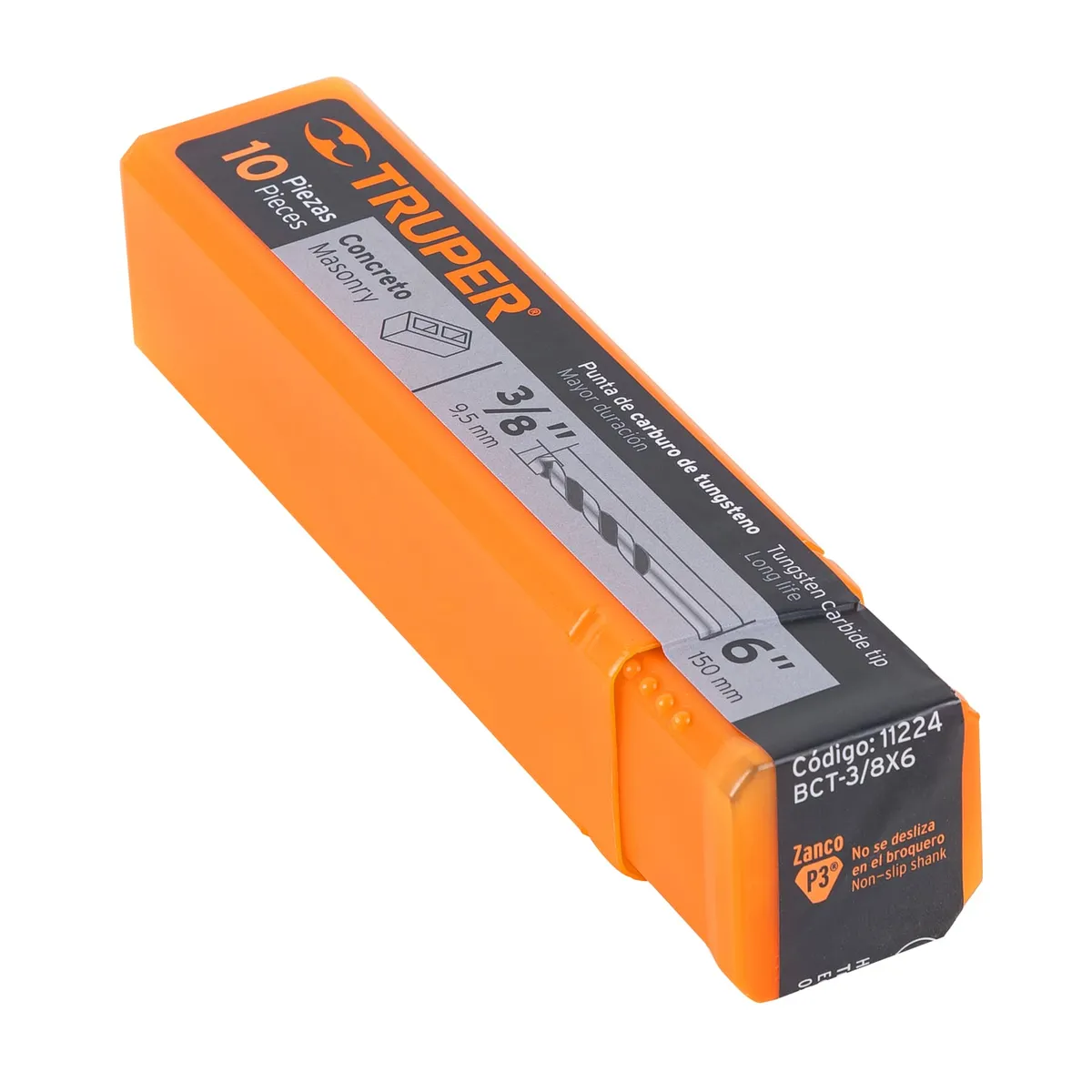 Broca para Concreto 3/8" x 6" Truper - 11224