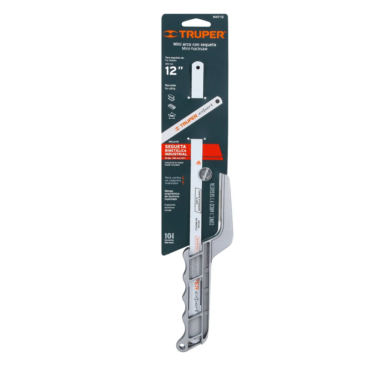 Mini Arco de Aluminio 12" para Segueta Truper - 10236